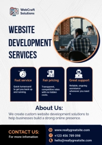 White Professional Software Development A4 template