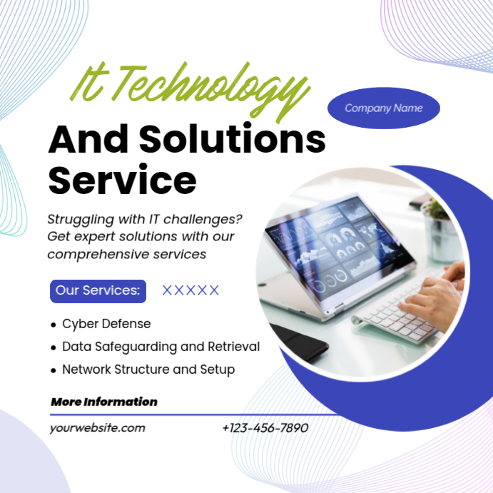 White Professional Software Development Instagram Post Template ...