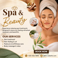White Spa & Beauty Iphosti le-Instagram Template