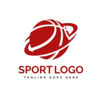 White Professional Sport Logo template