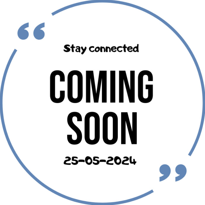 White Professional Stay Tuned Coming Soon Announcement Instagram Post