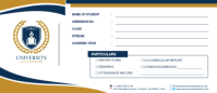 White Professional Student Document Envelope Envelopes template
