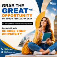 Weiß Study Abroad Opportunity Instagram Post Template