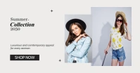 White Professional Summer Collection Facebook Ad Facebook Ad template
