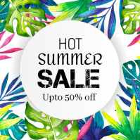 White Professional Summer Sale  Instagram Post template