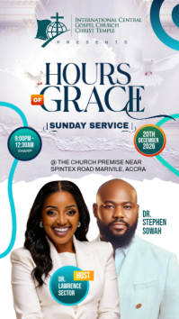 Blanco Church Event Instagram-verhaal Template