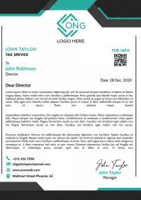 White Tax Service A4 Template