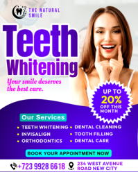Weiß Teeth Whitening Instagram Portrait Template