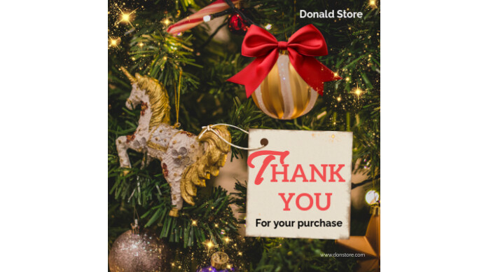 White Professional Thank You Card Digital Display (16:9) Template ...