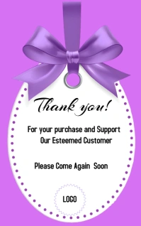 White Professional Thank You Card For Custome Kindle/Book Covers template