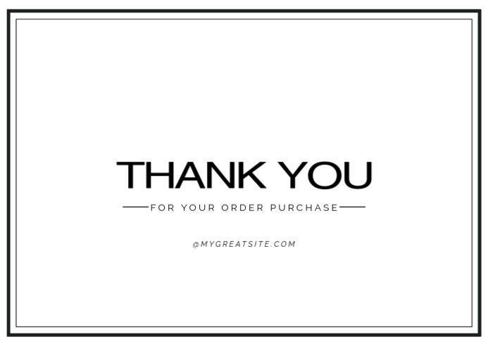 Copy of White Professional Thank You Card Postcard | PosterMyWall