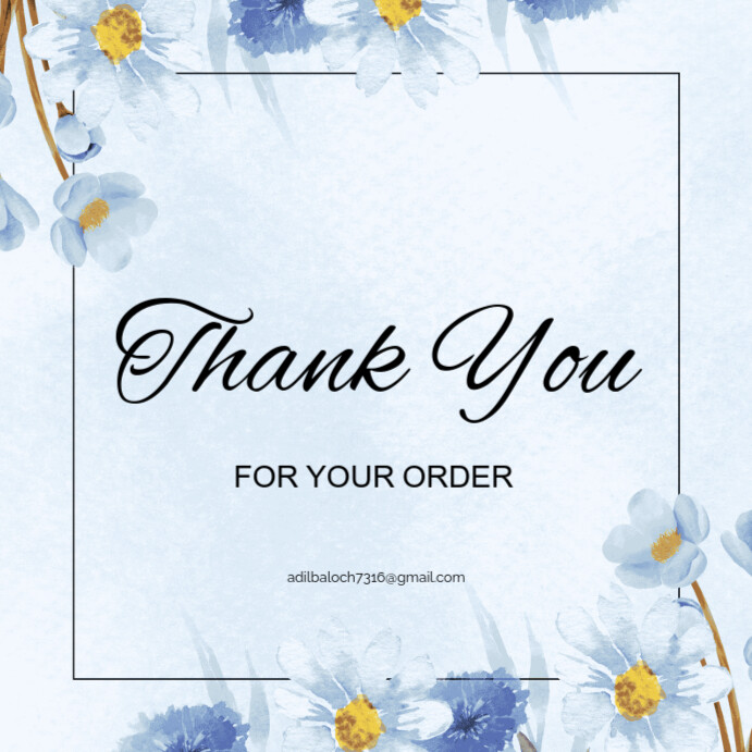 Copy of White Professional Thank You Instagram Post | PosterMyWall