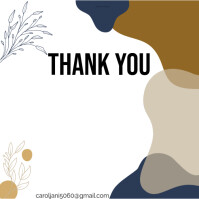 White Professional Thank You Page 2025 Instagram Post template