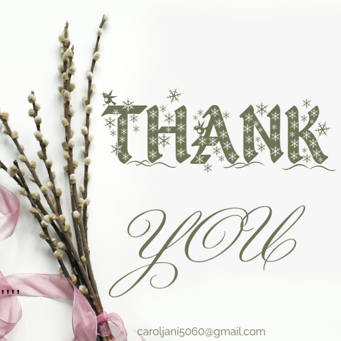 White Professional Thank You Page Instagram Post Template | PosterMyWall