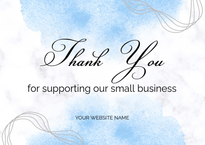 Thanks. Post Copy of White Professional Thank You Posts Postcard | PosterMyWall