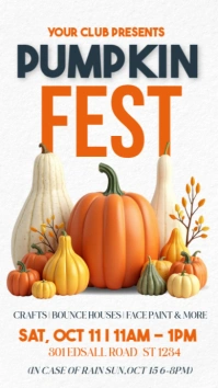 White Professional Thanksgiving Service A5 Instagram Story template