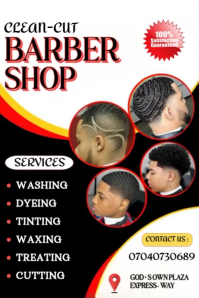 White Professional The Razor Edge Poster template