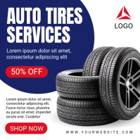 White Professional Tires Instagram Post Iphosti le-Instagram template