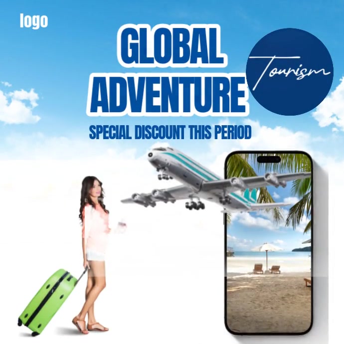 White Professional Tourism Promotional Travel Instagram Post Template ...