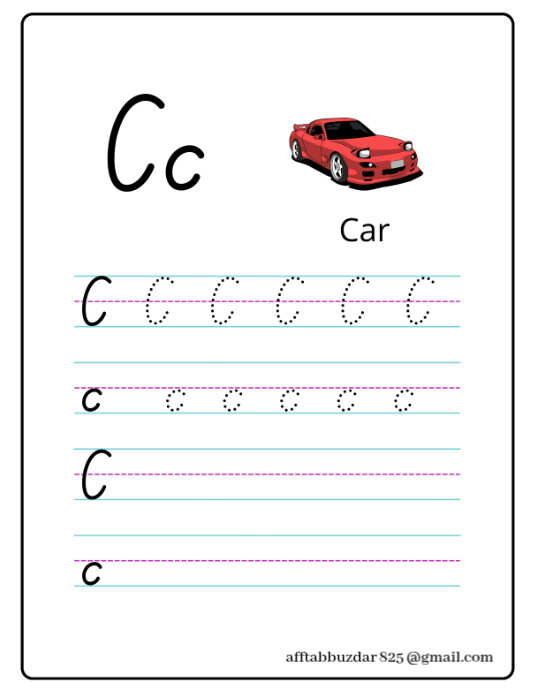 White Professional Tracing Worksheets For Kids Flyer (us Letter ...