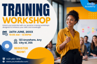Blanc Training Workshop Poster Template