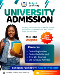 White University Admission Instagram Portrait Template