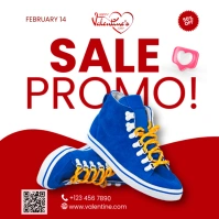 White Professional Valentine Sale  Instagram Post template