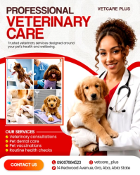 Weiß Veterinary Services Instagram Portrait Template