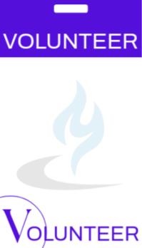 White Professional Volunteer Business Card template