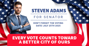 White Professional Vote Election Facebook Shared Image template
