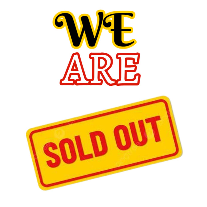 White Professional We Are Soldout, Soldout, Sold Out Instagram Post ...