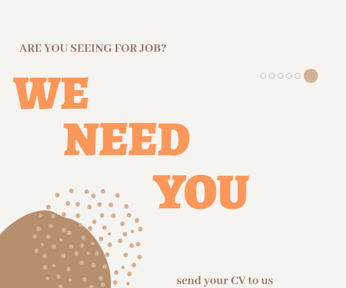 Copy of White Professional We Need You Medium Rectangle | PosterMyWall
