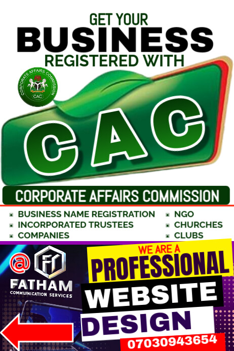 White Professional Website Design Poster template