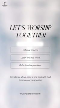 Blanco Weekend Mass Invitation Instagram Story Template - Page 4