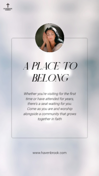 Blanco Weekend Mass Invitation Instagram Story Template - Page 3