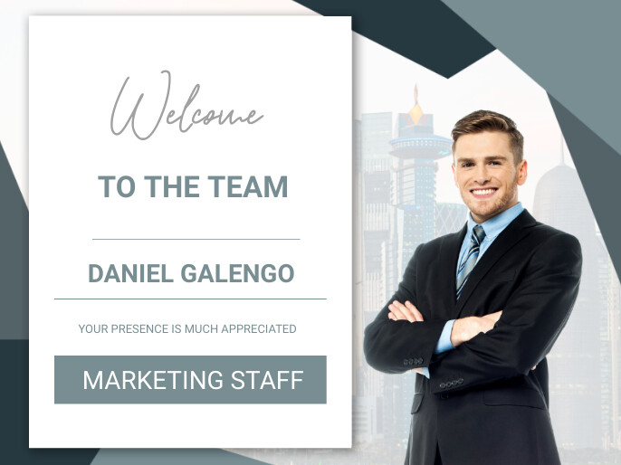 Welcome Maintenance White Professional Welcome Template | PosterMyWall