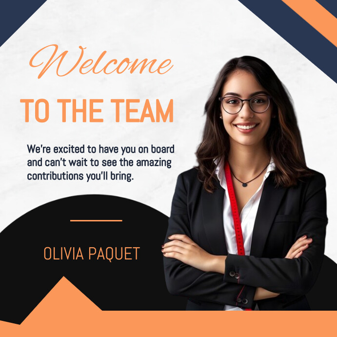 White Professional Welcome Instagram Post Template | PosterMyWall