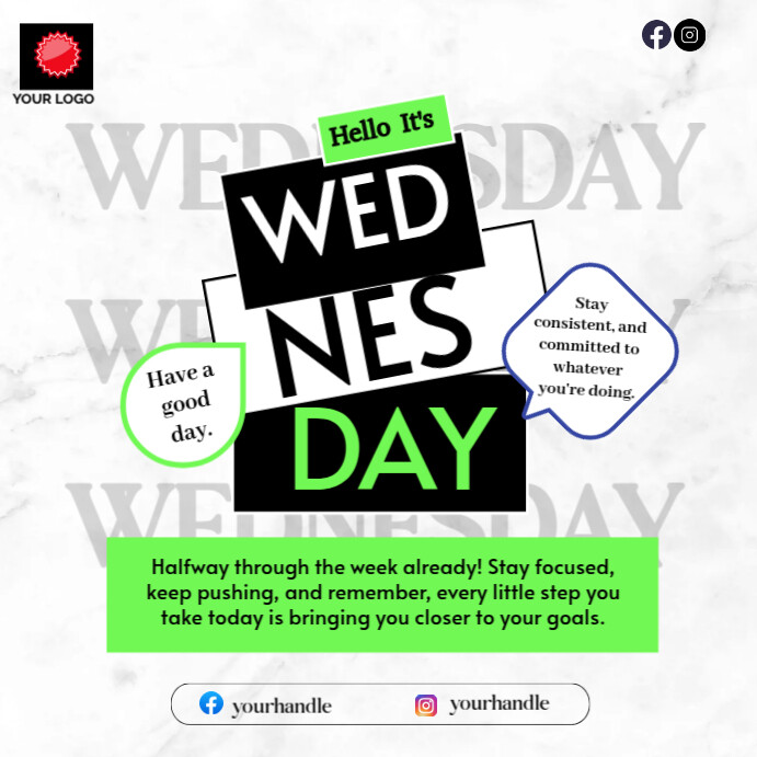 White Professional White Wednesday Event Instagram Flyer Instagram Post ...