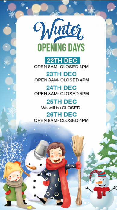 White Professional Winter Program Schedule Template Instagram Story ...