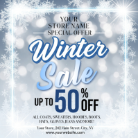 White Professional Winter Sale Template: Instagram Post