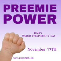 Prematurity Day Awareness Template | PosterMyWall