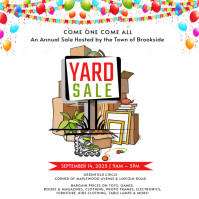 White Professional Yard Sale Instagram Post template
