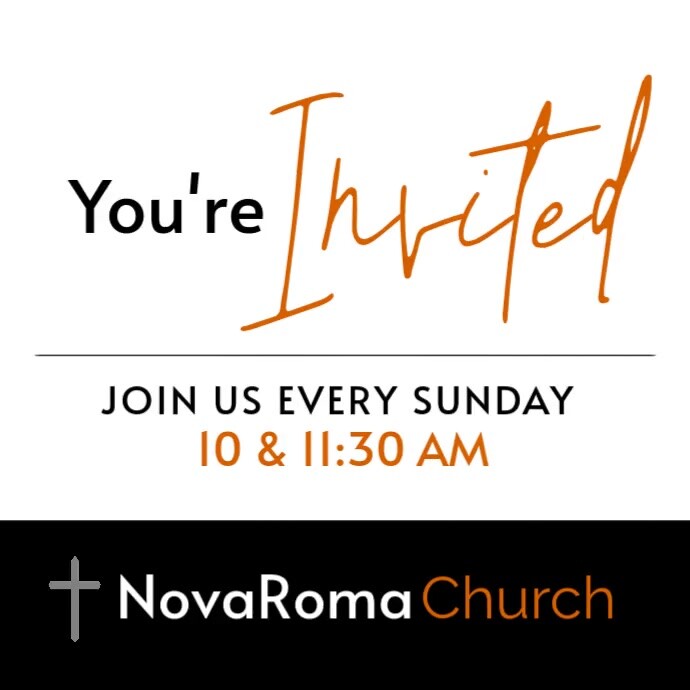 White Professional You Are Invited In Church Instagram Post Template ...