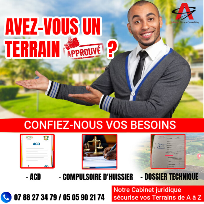 White Professionnel Immobilier Message Instagram template