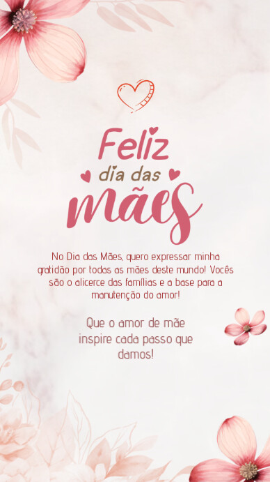 White Profissional Feliz Dia Das Mães História Do Instagram Instagram-verhaal template
