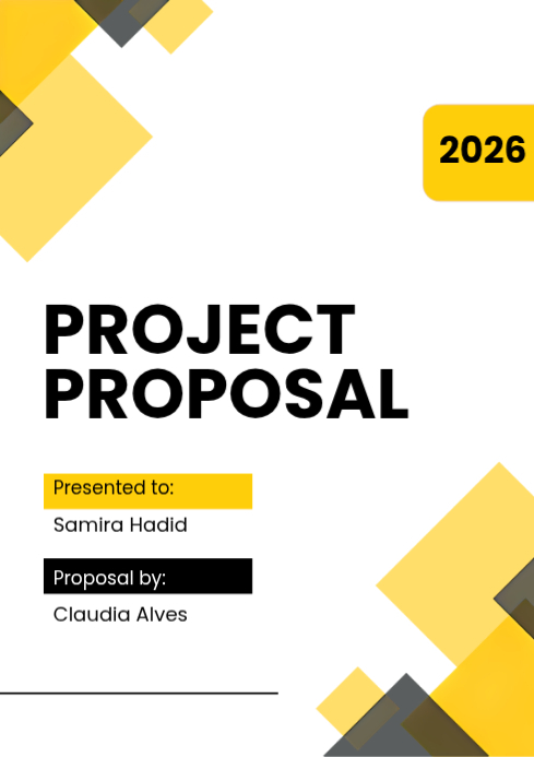 Copy of White Project Proposal A4 | PosterMyWall