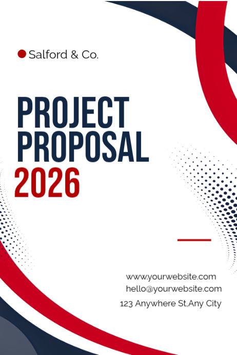 Plantilla de White Project Proposal Poster | PosterMyWall
