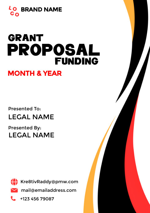 White  Proposal Coverpage A4 template
