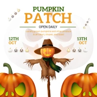 White  Pumpkin Patch Square (1:1) template