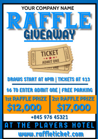 Repurpose Raffle Tickets Raffle Tickets Template | PosterMyWall